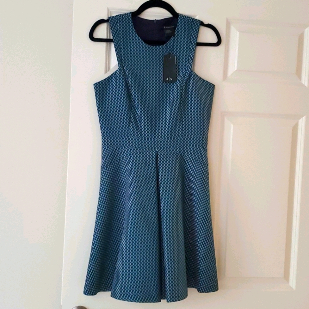 Armani Exchange Fit and Flare Dress